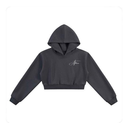ATHENA ESSENTIAL CROPPED HOODIE
